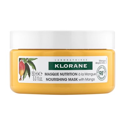 Klorane Haar Masker Mangue Beurre de MangueMangoboter Mask 150 ml | Voor Beschadigd Haar