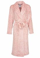 Roze sterrenbadjas dames fleece-2xl Roze sterrenbadjas dames fleece-2xl