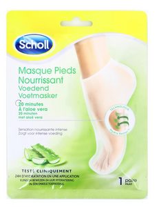 Scholl Voedend Voetmasker Aloë Vera