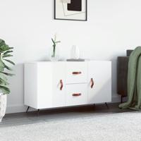 Dressoir 100x36x60 cm bewerkt hout hoogglans wit Dressoir 100x36x60 cm bewerkt hout hoogglans wit