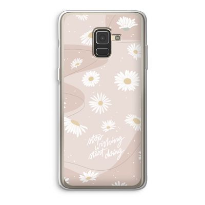 Daydreaming becomes reality: Samsung Galaxy A8 (2018) Transparant Hoesje