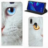 Huawei P Smart (2019) Hoesje maken Witte Kat