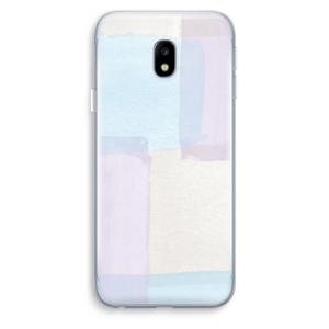 Square pastel: Samsung Galaxy J3 (2017) Transparant Hoesje