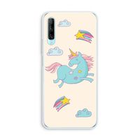 Vliegende eenhoorn: Huawei P Smart Pro Transparant Hoesje
