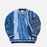 Carlo Colucci C11713 101 Sweater Heren Blauw - Maat S - Kleur: WitZwartBlauw | Soccerfanshop