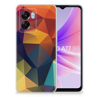 OPPO A77 | A57 5G | TPU Hoesje | Polygon Color
