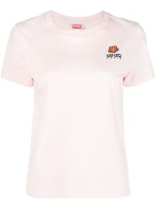 Kenzo t-shirt à logo brodé - Rose