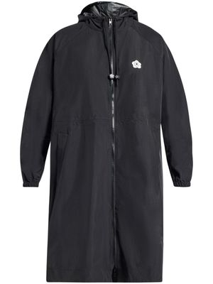 Kenzo parka à logo appliqué - Noir