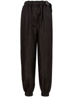 Proenza Schouler pantalon plissé à taille élastiquée - Noir Proenza Schouler pantalon plissé à taille élastiquée - Noir