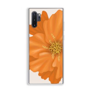 Orange Ellila flower: Samsung Galaxy Note 10 Plus Transparant Hoesje