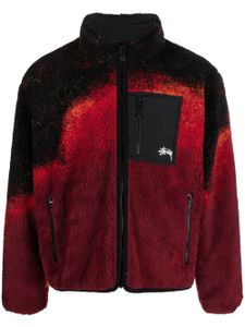 Stüssy veste en polaire à design réversible - Rouge