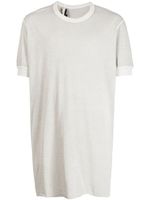 Boris Bidjan Saberi crew-neck cotton T-shirt - Gris - thumbnail