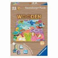 Ravensburger houten legpuzzel onderwaterdieren - 22st.