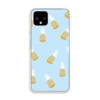Ananasjes: Pixel 4 Transparant Hoesje