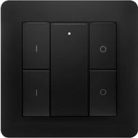 EcoDim Draadloze Smart WiFi Schakelaar ZigBee 2-voudig Zwart