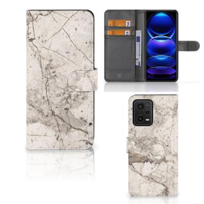 Xiaomi Redmi Note 12 5G | Poco X5 | Bookcase | Marmer Beige