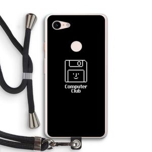 Hello: Pixel 3 XL Transparant Hoesje met koord