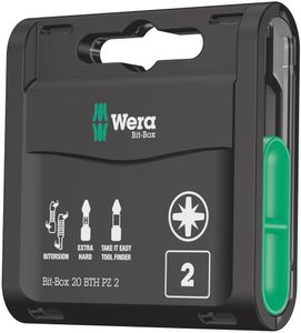 Wera Bit-Box 20 BTH PZ 2, 20-delig - 1 stuk(s) - 05057762001
