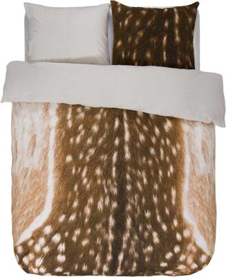 Essenza Bambi Brown Dekbedovertrek Flanel 240x200/220 *OUTLET*