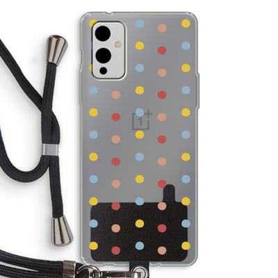 Bollen: OnePlus 9 Transparant Hoesje met koord