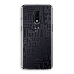 Moroccan Print: OnePlus 7 Transparant Hoesje