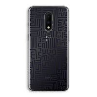 Moroccan Print: OnePlus 7 Transparant Hoesje
