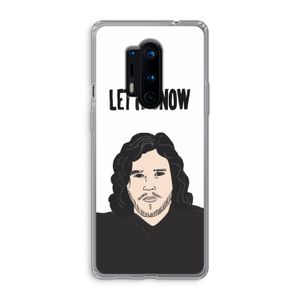 Let It Snow: OnePlus 8 Pro Transparant Hoesje