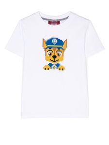 Mostly Heard Rarely Seen 8-Bit t-shirt Mini Police Puppy - Blanc