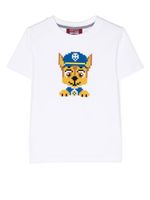 Mostly Heard Rarely Seen 8-Bit t-shirt Mini Police Puppy - Blanc