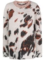 Stella McCartney pull Horse en jacquard - Tons neutres