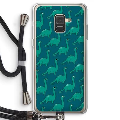 Diplodocus: Samsung Galaxy A8 (2018) Transparant Hoesje met koord