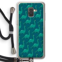 Diplodocus: Samsung Galaxy A8 (2018) Transparant Hoesje met koord Diplodocus: Samsung Galaxy A8 (2018) Transparant Hoesje met koord