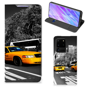 Samsung Galaxy S20 Ultra Book Cover New York Taxi