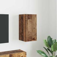 TV Wandkast Oud Hout 30 x 31 x 60 cm Bewerkt hout