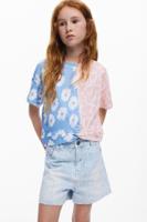 Tweekleurig T-shirt - MATERIAL FINISHES - 11/12