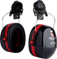 Oorkappen met helmbevestiging 3M Peltor Optime III zwart/rood