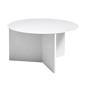 HAY Slit Table Round XL Bijzettafel -  Ø 65 cm - Wit