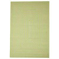 Floorita binnen/buitenvloerkleed Braid - groen - 160x230 cm - Leen Bakker