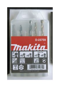 Makita Accessoires D-23759 Borenset 1/4" Vorm E - D-23759