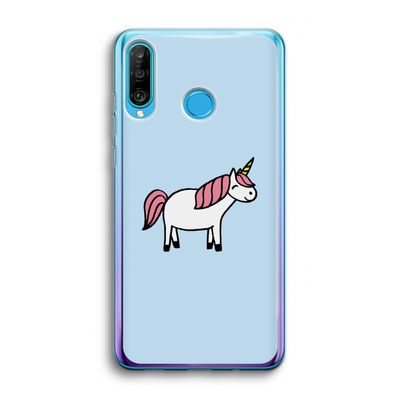 Eenhoorn: Huawei P30 Lite Transparant Hoesje