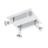 Eglo Led plafondspotSarria 4-lichts wit - 94962