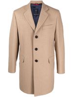 Fay Easy DB single-breasted layered coat - Tons neutres - thumbnail