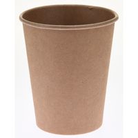 150x stuks duurzame gerecyclede papieren koffiebeker/drinkbeker 250 ml