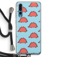 Dinosawrr: Huawei P20 Pro Transparant Hoesje met koord