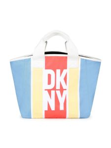 Dkny Kids sac cabas en coton à design réversible - Noir