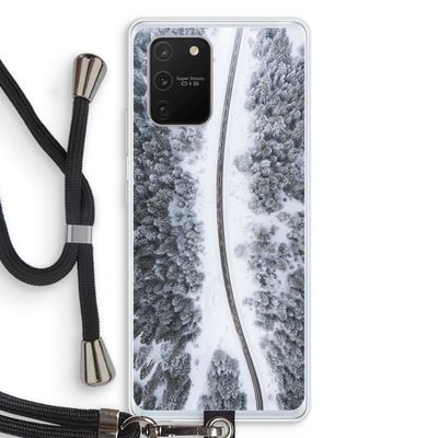 Snøfall: Samsung Galaxy S10 Lite Transparant Hoesje met koord