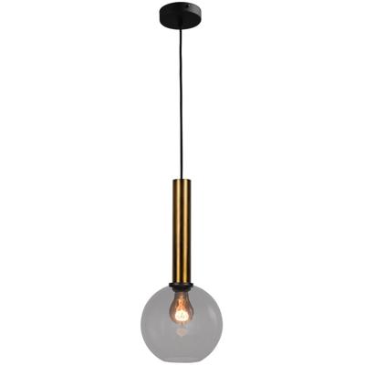 Masterlight Hanglamp Ø 20cmBella 2 Antiek messing met smoke glas - 2980-10-05-20