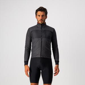 Castelli Unlimited Puffy lange mouw fietsjack grijs heren M