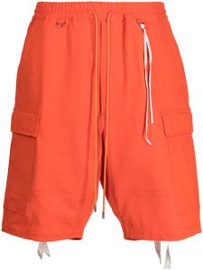 Mastermind World short cargo à broderies - Orange