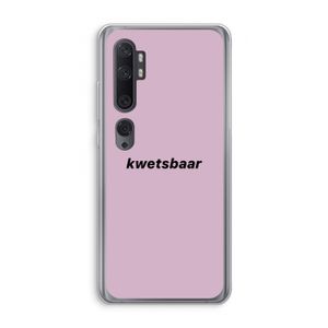 kwetsbaar: Xiaomi Mi Note 10 Pro Transparant Hoesje